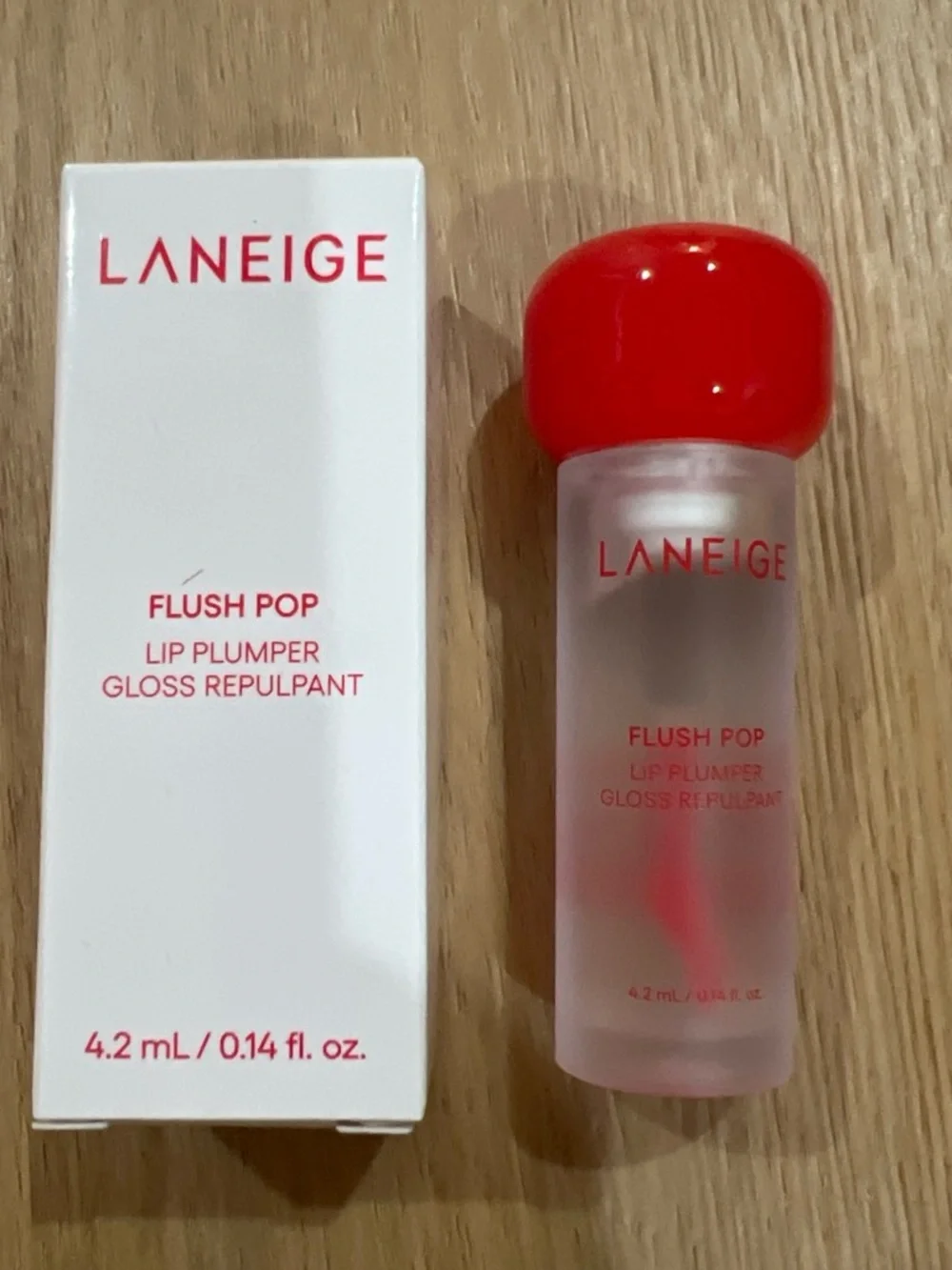 LANEIGE Flush Pop Lip Plumper Gloss - Red